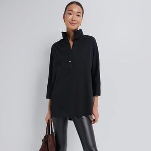 TUCKERNUCK  Black Willow Blouse Size L